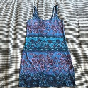 Patterned body con dress.